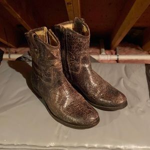 Distressed Frye Boots